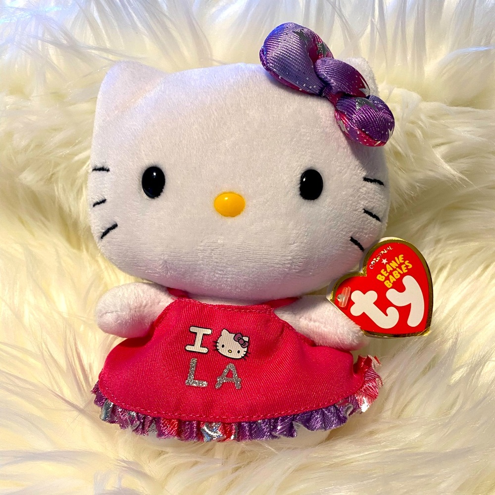 Sanrio Hello Kitty TY Beanie Babies Collection - I LOVE LA❤️